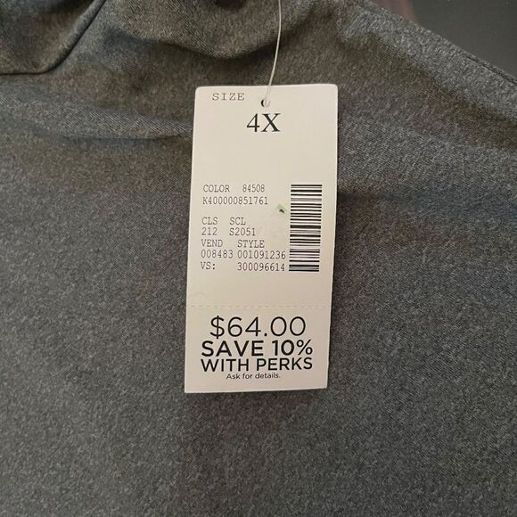 NEW Catherines 4XL Gray Jacket Cardigan 2 pockets - Picture 8 of 16